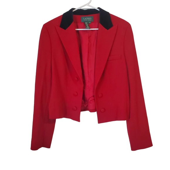 Lauren Ralph Lauren Jackets & Blazers - Lauren Ralph Lauren Vintage Wool Blend Riding Blazer Womens Size 16 NWT